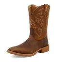 TWISTED X Men's 11in Tech X Saddle/Rustic Orange Western Boots (MXTR005) - Twisted X