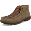 TWISTED X Men's Chukka UltraLite X Dark Tan/Shitake Driving Moc (MDMU004) - Twisted X