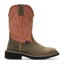WOLVERINE Women's Rancher Arrow Steel-Toe Wellington Work Boots - Wolverine Footwear
