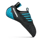 SCARPA Unisex Instinct S Black/Azure Climbing Shoes (70039/000-BlkAzr) - Scarpa