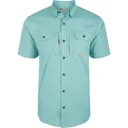 DRAKE Mens Wingshooter Trey Solid Dobby Button-Down SS Shirt (DS2605) - Drake