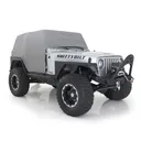 SMITTYBILT 92-06 Wrangler YJ/TJ Water-Resistant Gray Cab Cover W/Door Flaps (1061) - Smittybilt