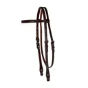CIRCLE Y Classic Floral Tooled Browband Headstall (0233) - Circle Y