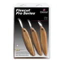 FLEXCUT Pro Series Pro Range Knife Set, 3-Pack (FP200) - Flexcut