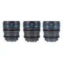 SIRUI Nightwalker Series 24/35/55mm Black T1.2 Cine Lens Set - Sirui
