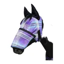 KENSINGTON PROTECTIVE PRODUCTS 73% UV Blocking Deluxe Fly Mask w/ Removable Nose, Soft Mesh Ears & Forelock Opening (KFM421) - Kensington Protective Products