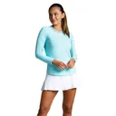 IBKUL Women's Long Sleeve Crew Neck with Mesh (83000) - Ibkul