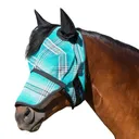 KENSINGTON PROTECTIVE PRODUCTS 73% UV Blocking Deluxe Fly Mask w/ Removable Nose, Soft Mesh Ears & Forelock Opening (KFM421) - Kensington Protective Products