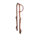 PROFESSIONAL'S CHOICE One-Ear Double Buckle Natural Headstall (5036BHL) - Professional's Choice