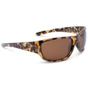 OPTIC NERVE Unisex Contra XL Matte Black/Blue Mirror Smoke Lens Polarized Sunglasses (22740) - Optic Nerve