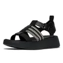 FITFLOP Women's F-Mode V-Weave/Leather Fisherman Sandals (E4V) - Fitflop