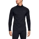 UNDER ARMOUR Men's ColdGear Base 4.0 Black/Pitch Gray 1/4 Zip Long Sleeve Shirt (1343242-001) - Under Armour