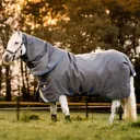 HORSEWARE IRELAND Rhino HexStop Plus (100g Light) Grey/Indigo/Navy Turnout Blanket (AABPK1-JCBC) - Horseware Ireland