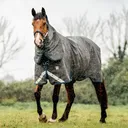 HORSEWARE IRELAND Rhino HexStop Plus (0g Light) Grey/Indigo/Navy Turnout Blanket (AABPK0-JCBC) - Horseware Ireland