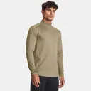 UNDER ARMOUR Men's Tactical ColdGear Infrared Federal Tan/Black Base Mock Neck Top (1365388-499) - Under Armour