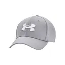 UNDER ARMOUR Men's Blitzing Low Mod Gray/Stream Stretch Fit Cap (1376700-011) - Under Armour