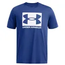 UNDER ARMOUR Men's ABC Camo Boxed Logo Tech Blue/White Short Sleeve Shirt (1361673-432) - Under Armour