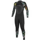 O'NEILL Girl's Epic 4/3mm Back Zip Black/Baylen/Black Full Wetsuit (4216G-GD2) - O'neill