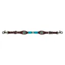 CIRCLE Y Turquoise Roundup Wither Strap (1025-45-SC) - Circle Y
