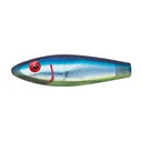 MIRROLURE Top Dog Jr 4in Blue/Chartreuse/Silver Surface Walker (84MR-CHBL) - Mirrolure