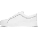 FITFLOP Women's Rally Crystal-Trim Leather Urban White Sneakers (E4H-194) - Fitflop