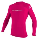 O'NEILL Youth Basic Skins 50+ Watermelon Long Sleeve Rash Guard (3346-182) - O'Neill