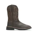WOLVERINE Men's Rancher Waterproof Black/Brown Work Boots (W10768) - Wolverine Footwear