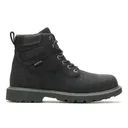 WOLVERINE Men's Floorhand Waterproof Steel-Toe 6in Black Work Boots (W10694) - Wolverine Footwear