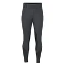 KERRITS Women's Sit Tight Wind Pro Knee Patch Black Winter Riding Tights (50240BLK) - Kerrits