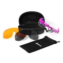 GRITR Shooting Safety Glasses w/ 3 Interchangeable Lenses & Eva Case - Gritr