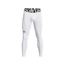UNDER ARMOUR Men's ColdGear White/Black Leggings (1366075-100) - Under Armour