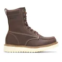 WOLVERINE Men's Loader 8in Steel-Toe Wedge Brown Work Boots (W10741) - Wolverine Footwear