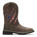 WOLVERINE Men's Rancher Claw Steel Flag/Brown Wellington Boots (W201218) - Wolverine Footwear