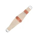 CLASSIC EQUINE 100% Mohair 27 Strand Natural Roper Cinch with Leather Center (CRC100N) - Classic Equine