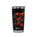 GRITR Stainless Steel Insulated Tumbler 20oz & 30oz - Travel Cup w/ Lids & Straw - Gritr