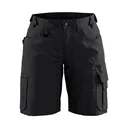 BLAKLADER Women's 7119 Black Ripstop Shorts (711913309900) - Blaklader