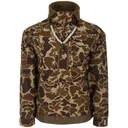 DRAKE Men's MST Waterfowl Fleece-Lined 1/4 Zip Jacket (DW2252) - Drake