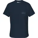 DRAKE Men's Americana Kayak Flag Vintage Indigo T-Shirt (DT9872-VIN) - Drake