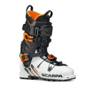 SCARPA Men's Maestrale RS White/Black/Orange Ski Boots (12056/501-WhtBlkOrg) - Scarpa