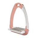ACAVALLO Arena Aluplus 2.0 Special Edition Antique Rose Stirrup with Swarovski (AC609-SE-OS) - Acavallo