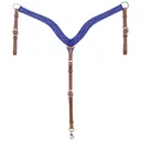 CIRCLE Y Marfa Lights Suede Royal Blue Breast Collar (1070-20-AK) - Circle Y