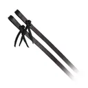 CIRCLE Y Classic 5/8in x 7 1/2ft Black Split Reins (4752-5818) - Circle Y