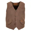 OUTBACK TRADING Mens Montana Brown Vest (2575-BRN) - Outback Trading