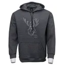 OUTBACK TRADING Unisex Moose Country Charcoal Hoodie (40332-CHR) - Outback Trading