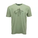 OUTBACK TRADING Unisex Jackalope Jamboree Spring Green Tee (40330-SPG) - Outback Trading