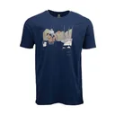 OUTBACK TRADING Unisex Tackle and Spurs Navy Tee (40331-NVY) - Outback Trading