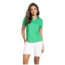 IBKUL Women's Short Sleeve Zip Mock Neck (87000) - Ibkul