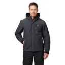 FIELDSHEER Men's Adventure Heather Grey Heated Jacket (MWMJ1022) - Fieldsheer