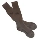 BANDED Base Heavyweight Knee Length Merino Wool Chocolate Socks (B1240007-OT) - Banded
