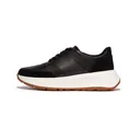 FITFLOP Women's F-Mode Leather/Suede Flatform Sneakers (FR1) - Fitflop